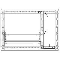 Изображение Комплект кабельного отсека, для шкафов CQE 2000 x 500мм  R5PFI2050 