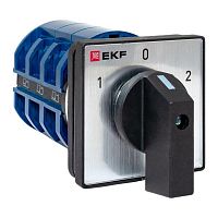 Изображение Переключатель кулачковый ПК-1-43 63А 3P «1-0-2» IP65 EKF pk-1-43-63-65 