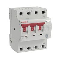 Изображение Выключатель автоматический дифференциального тока 4п (3P+N) C 16А 30мА тип A 6кА Max MDR YON MDR63N-3N2C16-A 