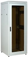 Изображение Шкаф сетевой LINEA N 18U 800х800мм стекл. передняя дверь задняя металлическая сер. ITK LN35-18U88-GM 