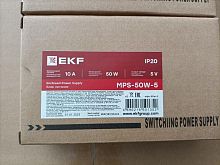 Изображение Блок питания намонтажную панель 50Вт,Uвх ~ 220 В AC m, Uвых - 5 В DC постоянного тока MPS-50W-5 