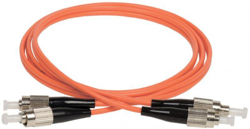 Изображение Патч-корд оптический коммутационный соединительный для многомодового кабеля (MM); 50/125 (OM2); FC/UPC-FC/UPC (Duplex) (дл.10м) ITK FPC50-FCU-FCU-C2L-10M 