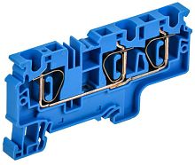 Изображение Клемма пружинная CX6-3 BU 6кв.мм трехконтактная син. ARMAFIX IEK AF-CT40-00-3-K07-006 