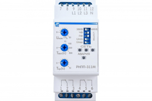 Изображение Реле напряжения РНПП-311М 3ф НовАтек-Электро 3425601311 