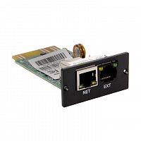 Изображение Адаптер встраиваемый WEB/SNMP для подключения ИБП к сети Ethernet/RS232 EKF SNMP 