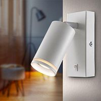 Изображение Светильник WL19 WH GU10 MR16 IP20 настенный бел. Эра Б0056361 