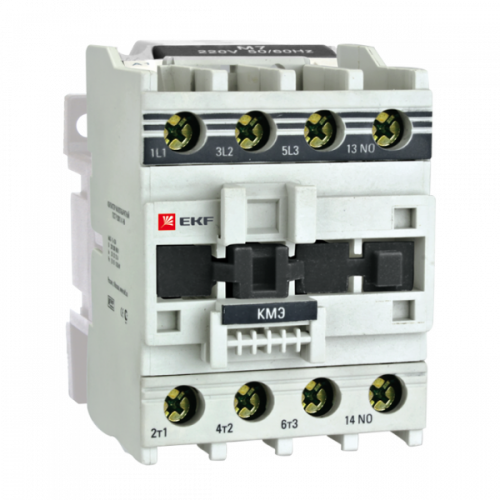 Изображение Контактор КМЭ малогабаритный 25А 220В 1NO EKF PROxima ctr-s-25-220 
