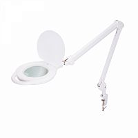 Изображение Лупа на струбцине круглая 5D с подсветкой 96LED тепл. и холод. свет бел. Rexant 31-0535 