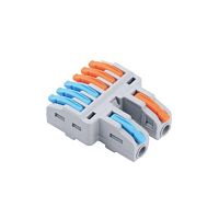 Изображение Клемма монтажная СМК PTC-2P 4226 BL/2 450В 32А 0.08-2.5(4.0)кв.мм JazzWay 5073784 