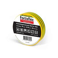 Изображение Изолента ПВХ Heavy Duty 19х0.18х20 желт./зел. Fortisflex 90823 