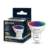 Изображение Лампа светодиодная LED-JCDR-RGBW-SMART 11Вт 3000-6500К GU5.3 990лм 230В димм. IN HOME 4690612050065 