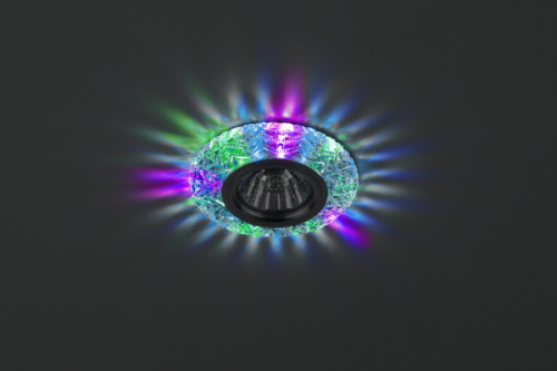 Изображение DK LD4 SL/RGB Светильник ЭРА декор cо светодиодной подсветкой( мультиколор), прозрачный (50/1400)  Б0019207 