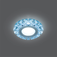 Изображение Светильник Backlight BL050 Кругл. Кристалл/Хром, Gu5.3, LED 4100K 1/40 BL050 