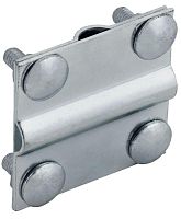 Изображение Зажим крестообразный полоса/пруток-полоса/пруток 40/12мм оцинк. сталь HDZ IEK ZCC13-14-1-12-40 