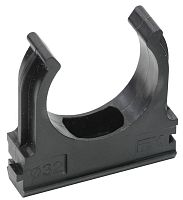 Изображение Держатель для труб (клипса) CF32 с защелкой черн. ELASTA IEK CTA10D-CF32-K02-050 