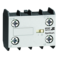 Изображение Блок контактный OptiStart K-MX-1011 фронтал. 1НО+1НЗ для мини-контакторов M КЭАЗ 335852 