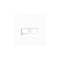 Изображение Накладка двойная ArtGallery для информационных функций типа Keystone бел. SE GAL000190 