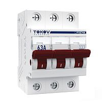 Изображение Выключатель нагрузки модульный 2П 63А TOKOV Electric TKE-PZ60-MDSI-2-63 