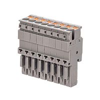 Изображение Штекер зажим push-in 8 точек подключения 2.5кв.мм сер. DKC VPR-P-2.5-8 