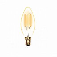 Изображение Лампа светодиодная LED-C35-5W/GOLDEN/E14 GLV21GO Vintage форма "свеча" зол. колба упак. картон Uniel UL-00002396 