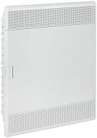 Изображение Щит встраиваемый 54мод. слаботочный мультимедийный с серой дверцей с монтажн. платой в компл. Рувинил 68154С-СЛ 