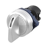 Изображение Головка переключателя на 3 положения с возвратом стандартная ручка алюм. черн. DKC M22S-M3A 