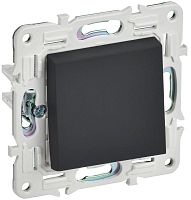 Изображение Выключатель 1-кл. SKANDY 10А SK-V01G графит IEK SK-V10-0-10-K53 