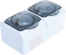 Изображение  Розетка ЭТЮД   x2 нар с/з с/ш IP44 бел PA16-244B 
