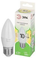 Изображение Лампа светодиодная GREEN LINE B35-10W-830-E27 GL 10Вт свеча 3000К свет тепл. E27 Эра Б0067097 