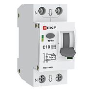 Изображение Устройство защиты от дугового пробоя с автоматическим выключателем (УЗДП) 1P+N C 10А 6кА PROxima EKF afdd-2-10C-pro 