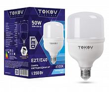 Изображение Лампа светодиодная 50Вт HP 6500К Е40/Е27 176-264В TOKOV ELECTRIC TKE-HP-E40/E27-50-6.5K 