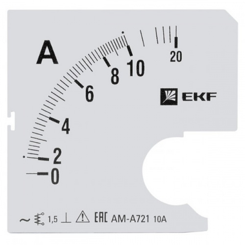 Изображение Шкала сменная для A721 10/5А-1,5 EKF  s-a721-10 