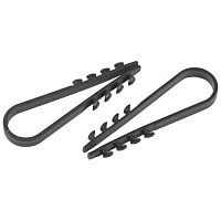 Изображение Дюбель-хомут 11-18мм для круглого кабеля NO-224-560 черн. (уп.10шт) Эра Б0066258 