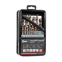 Изображение Набор сверл по металлу НСС-25К ПРОФИ КВТ 106206 