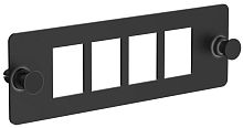 Изображение Планка для 4-х Keystone UTP черн. ITK CP05-4U 