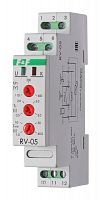 Изображение Реле времени RV-05 для повторного запуска пускателей и контакторов при кратковременном отключении на время АПВ или АВР 1 модуль монтаж на DIN-рейке F&F EA02.001.033 