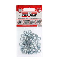 Изображение Гайка шестигранная М6 цинк. DIN 934 (уп.40шт) пакет Tech-Krep 103025 