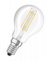 Изображение Лампа светодиодная LED 5Вт E14 CLP60 белый, Filament прозр.шар OSRAM  4058075212480 