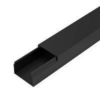 Изображение Кабель-канал 25х16 L2000 с двойн. замком черн. Промрукав PR03.0212 