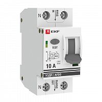 Изображение Устройство защиты от дугового пробоя (УЗДП) 1P+N 10А PROxima EKF afdd-2-10-pro 