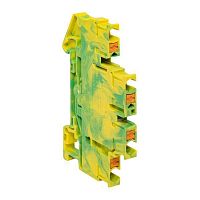 Изображение Клеммная колодка пружинная двухуровневая 2.5 Push-in земля PIT-2,5-double-pe 