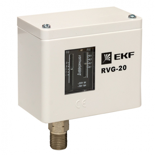 Изображение Реле избыточного давления EKF RVG-20-1,6 (1,6 МПа) RVG-20-1,6 