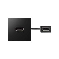 Изображение Модуль с адаптером проходной HDMI мама/мама черн. Simon 400 40001194-038 