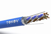 Изображение Кабель витая пара F/UTP 4х2х23AWG(0.57мм) кат.6 LSZH TOKOV PRO Fluke tested TOKOV ELECTRIC 