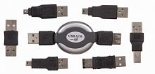 Изображение Набор USB 6 переходников + удлинитель (тип3) REXANT 18-1203 