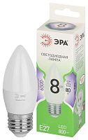 Изображение Лампа светодиодная GREEN LINE B35-8W-865-E27 GL 8Вт свеча 6500К свет холод. E27 Эра Б0067136 