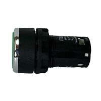 Изображение Кнопка нажимная моноблочная 22мм IP 40 1НО+1НО зел. EMAS MB101DY 
