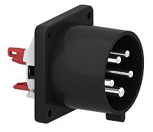 Изображение Вилка панельная 32А 5п 3P+N+PE 230-380В IP44 Bals 28298 