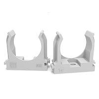 Изображение Держатель для труб (клипса) d32мм для монтажного пистолета в п/э сер. Промрукав PR13.0122 