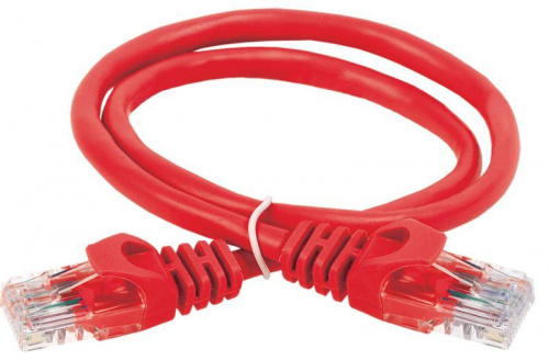 Изображение Патч-корд кат.6 UTP LSZH 2м красн. ITK PC04-C6UL-2M 